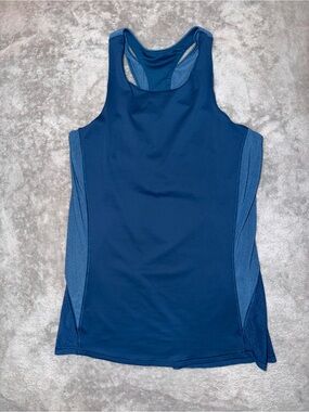 Lululemon Athletica Body Con Racerback Blue Tank Top Women’s Size 8